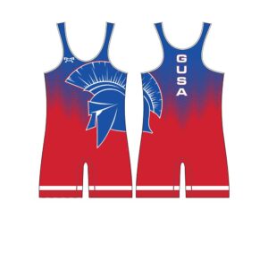 Ground Up Wrestling Custom Blue Knight Men's Singlet