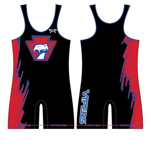 Northeast Vipers Custom Black Singlet