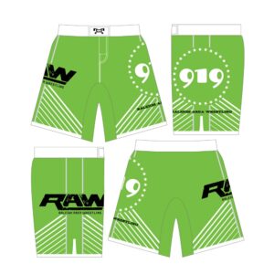 Raleigh Area Wrestling Custom Fight Shorts