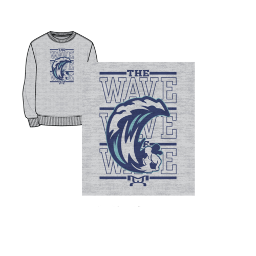 Wave Wrestling Club FL Sublimated Crew Neck