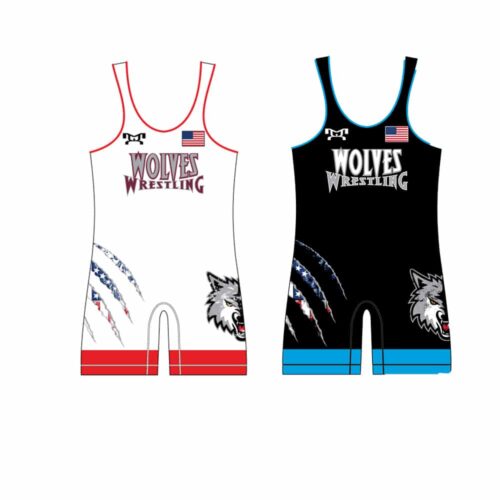 Wolves Wrestling Club  Men's Singlet Combo