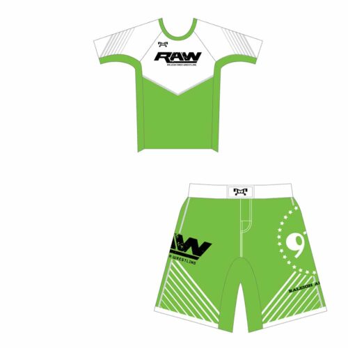 Raleigh Area Wrestling Custom Competition Fight Short Combo