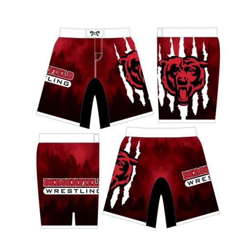 Bergenfield HS White Fight Shorts