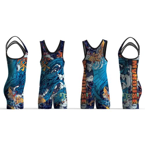 House Of Dragons Men's Singlet (Blue) - Image 2