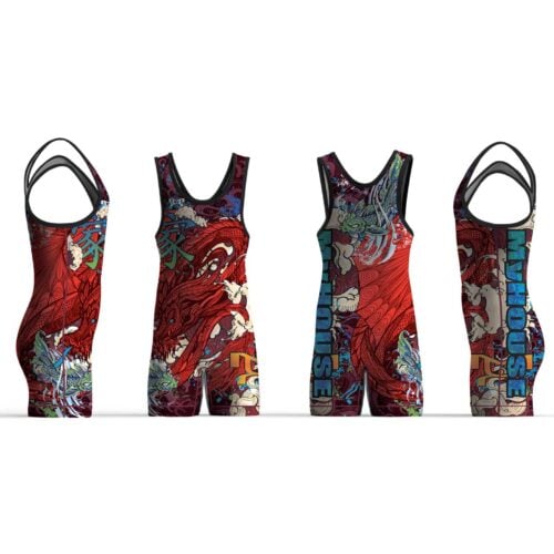House Of Dragons Men's Singlet (Red) - Image 2