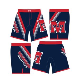 Man High School Custom Fight Shorts