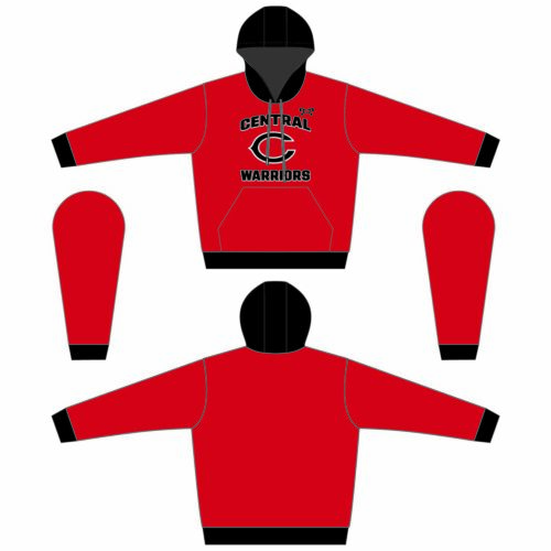 Central Wrestling Sublimated Custom Hoodie