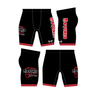 5 Stones Fight Club Men's Custom Compression Shorts