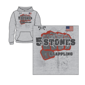 5 Stones Fight Club Grappling Custom Sublimated Decal Hoodie