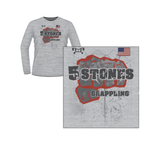 5 Stones Fight Club Grappling Custom Sublimated Long Sleeve