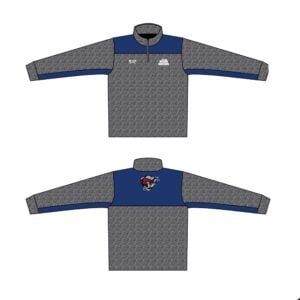 Dunmore HS Girl Soccer Custom Silver Heathered Quarter Zip