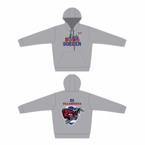 Dunmore HS Girl Soccer Silver Sublimated Hoodie