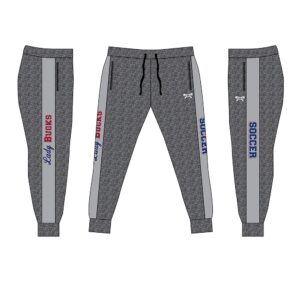 Dunmore HS Girl Soccer Custom Silver Joggers