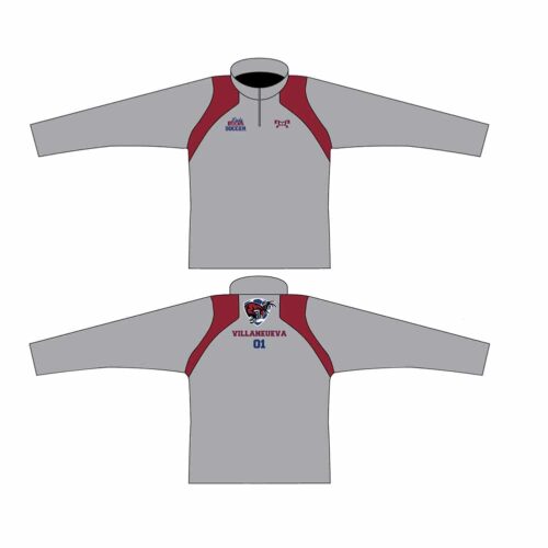 Dunmore HS Girl Soccer Silver Custom Quarter Zip