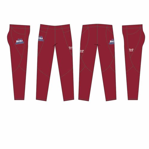 Dunmore HS Girl Soccer Red Custom Full Length Women's Leggings W Pockets