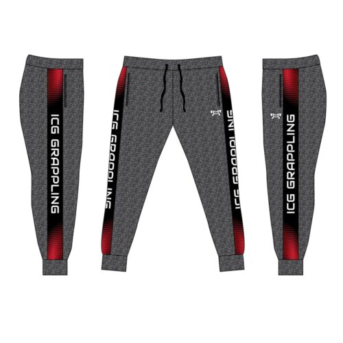 Indiana Combat Grappling Custom Joggers  (Heather fabric may vary in color & texture)