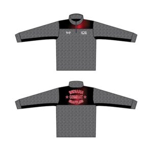 Indiana Combat Grappling Custom Heathered Quarter Zip