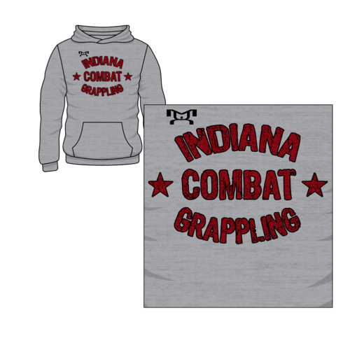Indiana Combat Grappling Custom Sublimated Decal Hoodie