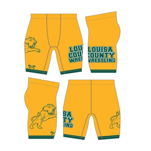 Louisa County Custom Wrestling Compression Shorts