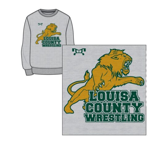 Louisa County Sublimated Grey Crewneck