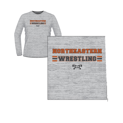 Northeastern Bobcats Custom Sublimated Decal Long Sleeve
