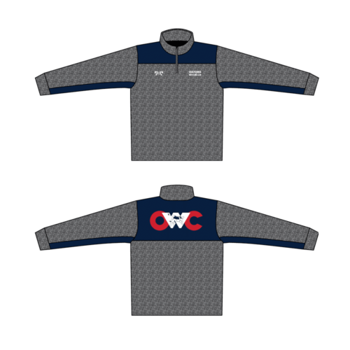 Oxford Wrestling Club Custom Heathered Quarter Zip