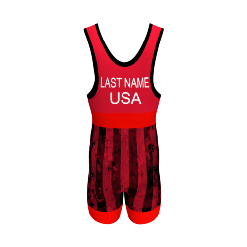 Distressed Flag Red Men's Singlet (PRE-ORDER) - Image 4