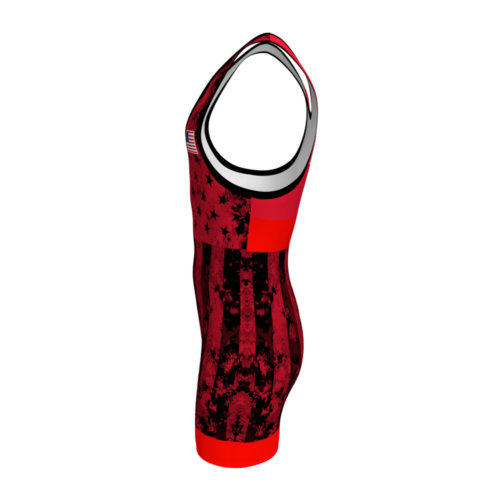 Distressed Flag Red Men's Singlet (PRE-ORDER) - Image 5
