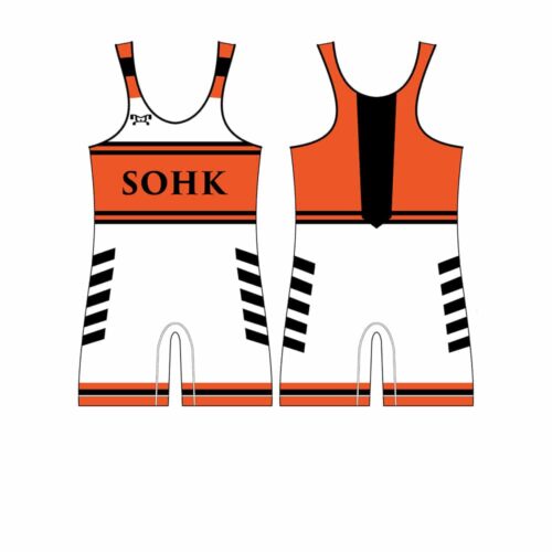 School of Hard Knocks Custom Orange Singlet