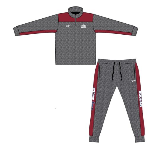 Dunmore HS Girl Soccer Custom Box Stripe Red Combo Deal