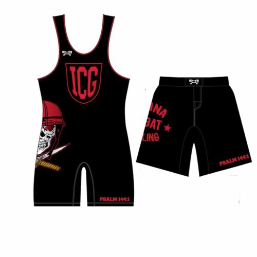 Indiana Combat Grappling  Singlet and Fight shorts Combo