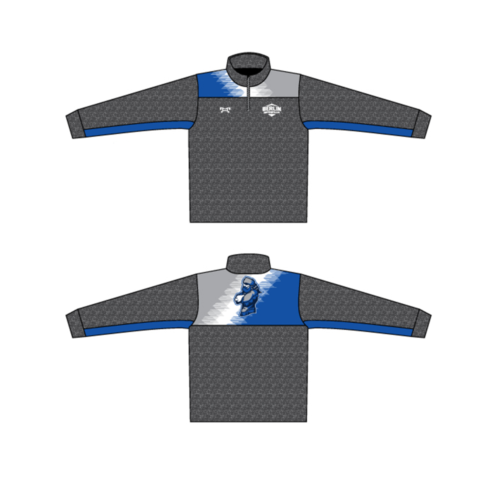 Berlin Brothersvalley Staff Custom Grey Heathered Quarter Zip  (Heathered fabric may vary in color & texture)