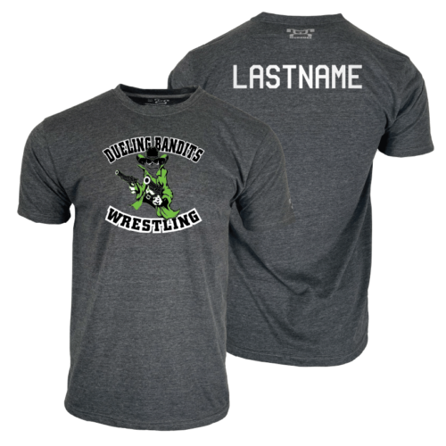 Dueling Bandits Custom Grey Heatpress T-Shirt