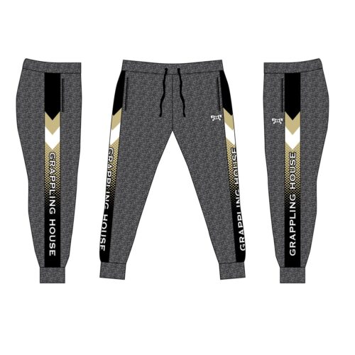 Grappling House Wrestling Club Custom Joggers  (Heather fabric may vary in color & texture)