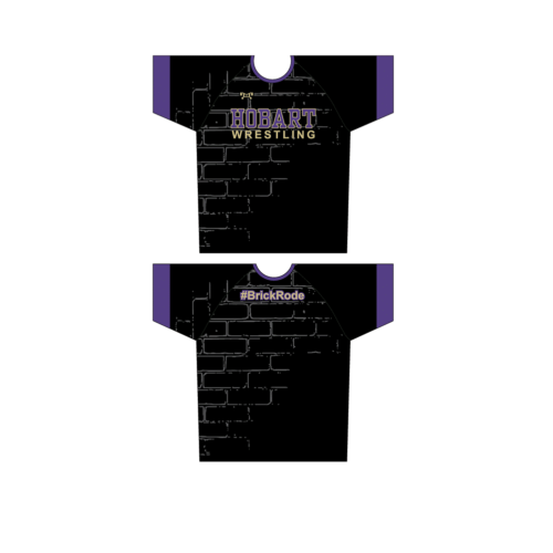 Hobart Wrestling Sublimated Short Sleeve Dri-Fit T-Shirt