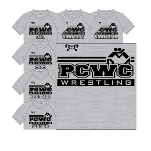 Providence County Wrestling Club  Custom Sublimated Decal Fan T-Shirt