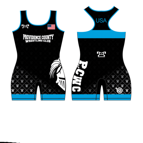 Providence County Wrestling Club Blue Women's Custom Singlet