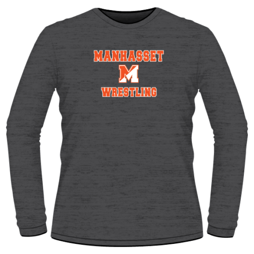 Manhasset Wrestling Custom Heat Press Long Sleeve  2023