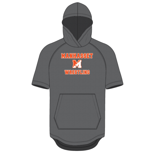Manhasset Wrestling Short Sleeve Hoodie  2023
