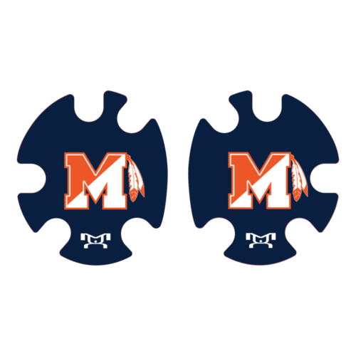 Manhasset Wrestling Custom Navy Head Gear with  Decal  2023