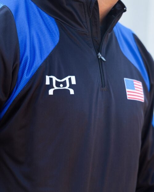 MyHouse Black USA Quarter Zip - Image 2