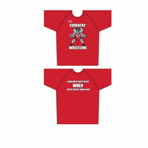 Coventry Wrestling Hard Work Sublimated Short Sleeve Dri-Fit T-Shirt