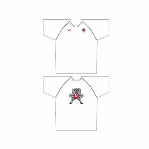 Coventry Wrestling White Sublimated Short Sleeve Dri-Fit T-Shirt