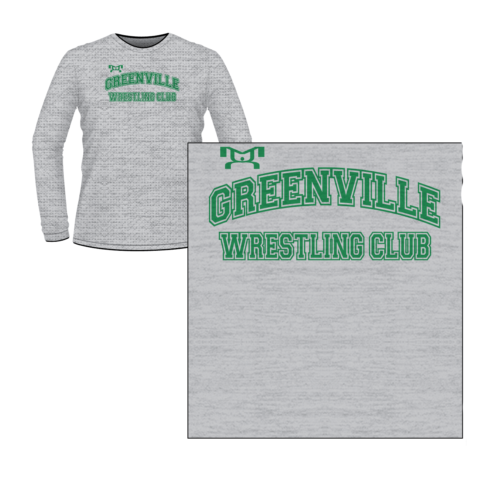 Greenville Wrestling Club Custom Sublimated Decal Long Sleeve