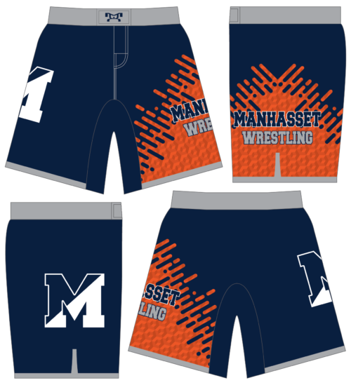 Manhasset Wrestling  Custom Fight Shorts  2023