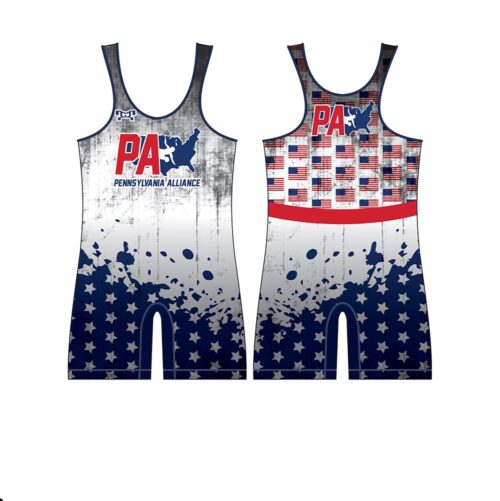 PA Alliance Team Men's White Singlet