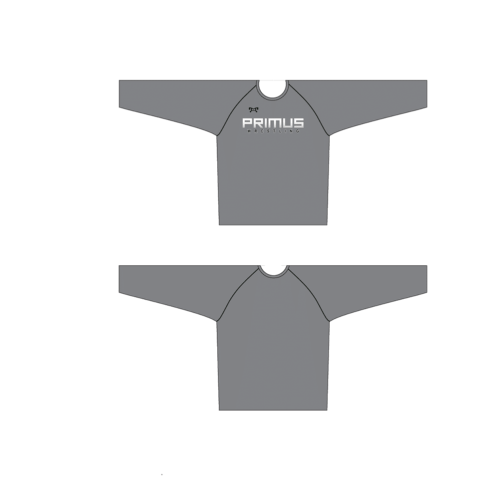 Primus Wrestling Custom Wrestling Sublimated Grey Long Sleeve Dri-Fit