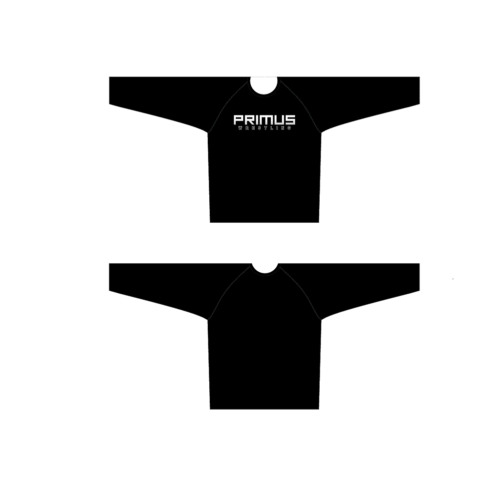 Primus Wrestling Custom Wrestling Sublimated  Black Long Sleeve Dri-Fit