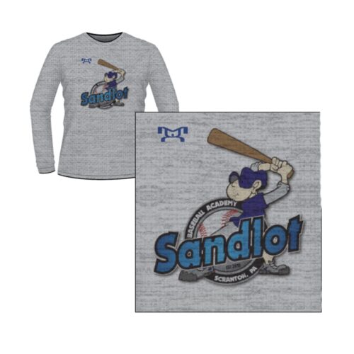 Sandlot Baseball Custom Sublimated Decal Long Sleeve