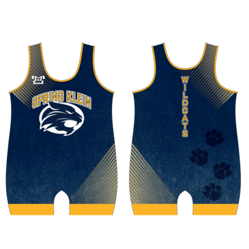 Spring Klein Wrestling Club Custom Singlet - Image 2